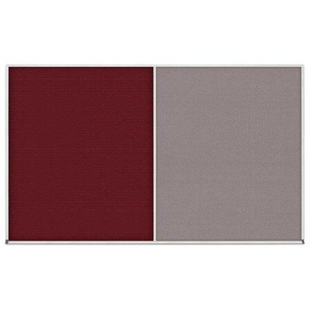 United Visual Products Enclosed Corkboard, 1 Door, 48"x36", 4" Fra UV3402-WHITE-PUMICE